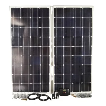 200W 200 Watt Solar Panel w/ 20A PWM Controller 12V Starter System Kit RV Kits
