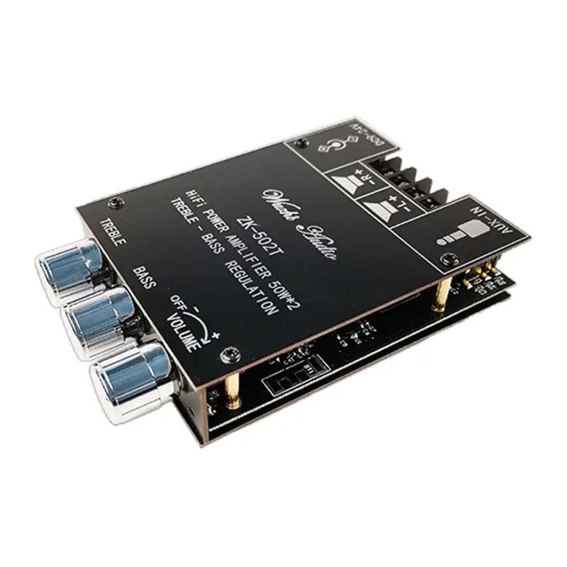 5 0 Bluetooth DC9 24V двухканальный цифровой аудио TPA3116D2 50 Вт x 2 тройной усилитель