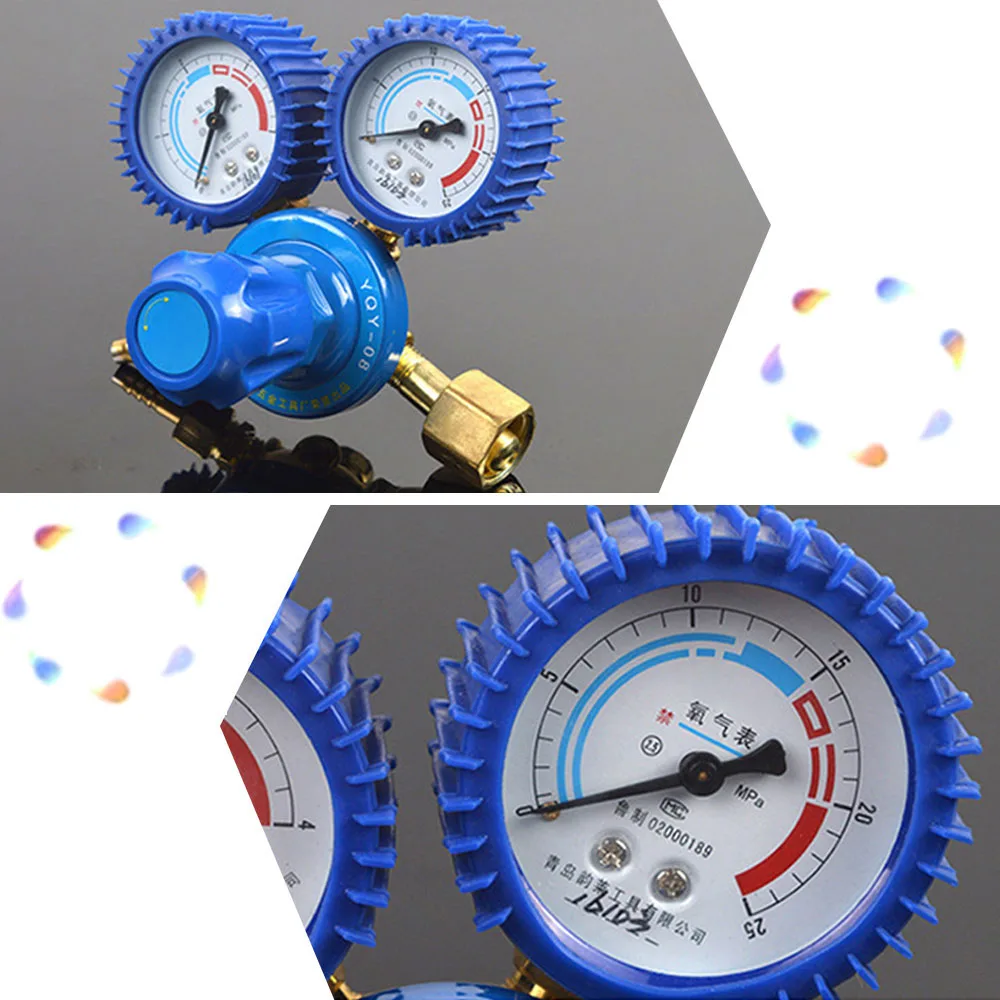 Регулятор давления кислорода 0-25 МПа редуктор манометр с редуктором двойной