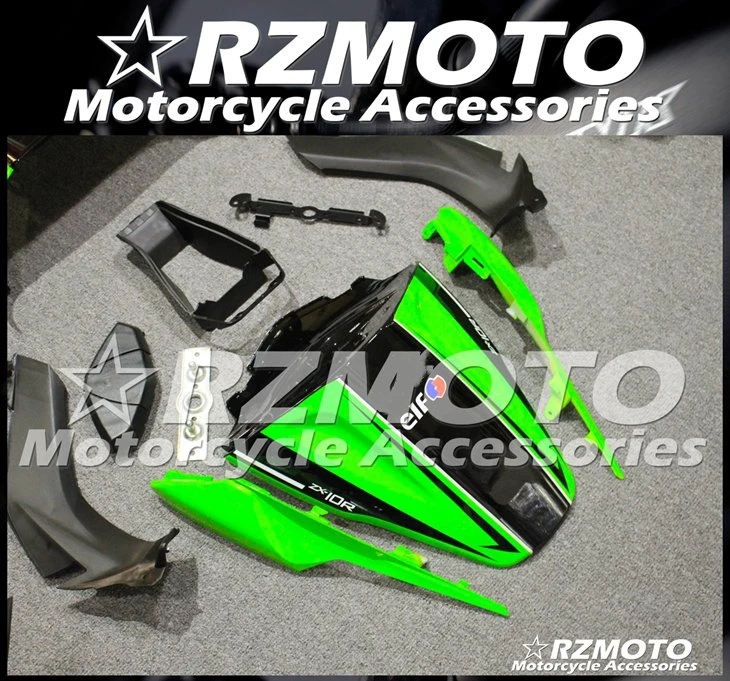 

New ABS Motorcycle Fairings Kit Fit for kawasaki Ninja ZX10R 2011 2012 2013 2014 2015 ZX-10R Bodywork set Custom Green Red