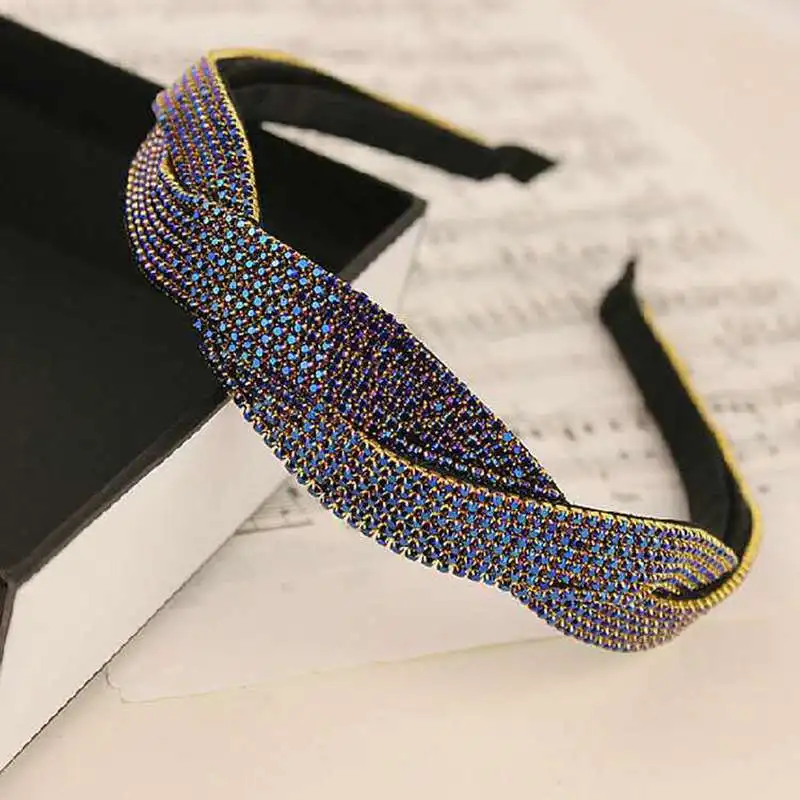 Милые головные повязки с кристаллами в японском и корейском стиле для девушек