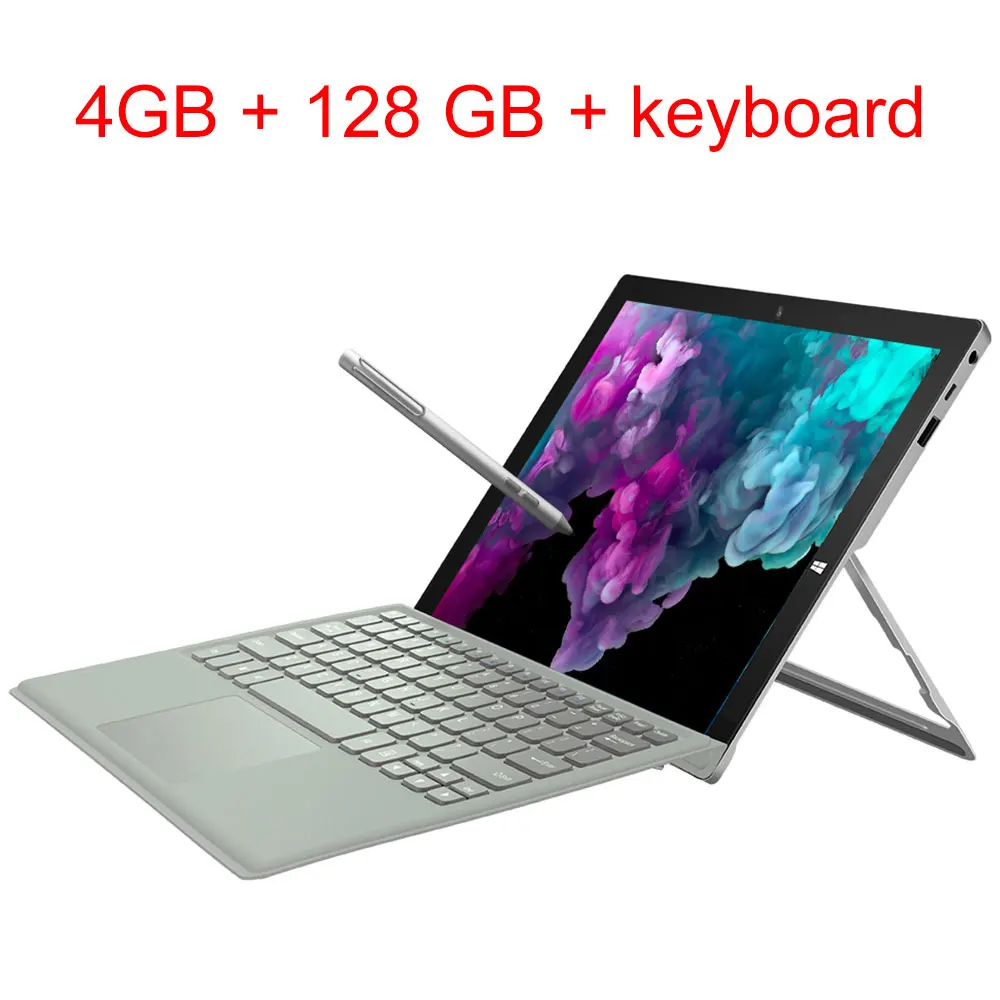 4-128 add KB Jumper EZpad Go 2 в 1 планшетный ПК 11,6 дюймов ips дисплей windows планшет с ручкой Intel Apollo Lake N3450 4 Гб ram 128 Гб SSD планшет - Комплект: 4-128 add KB