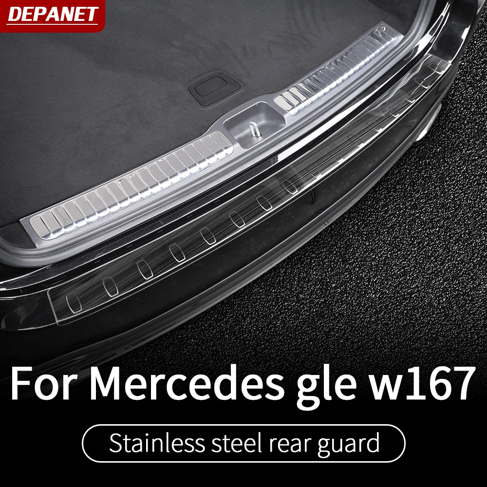 Отделочная полоса багажника для Mercedes gle w167 carbon 2020 350/amg 450 500e аксессуары внешнего