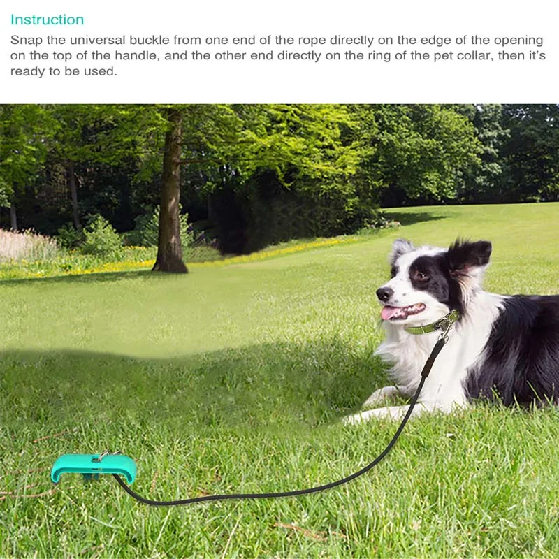 Портативная эластичная веревка для домашних питомцев 2 в 1 молярный поводок