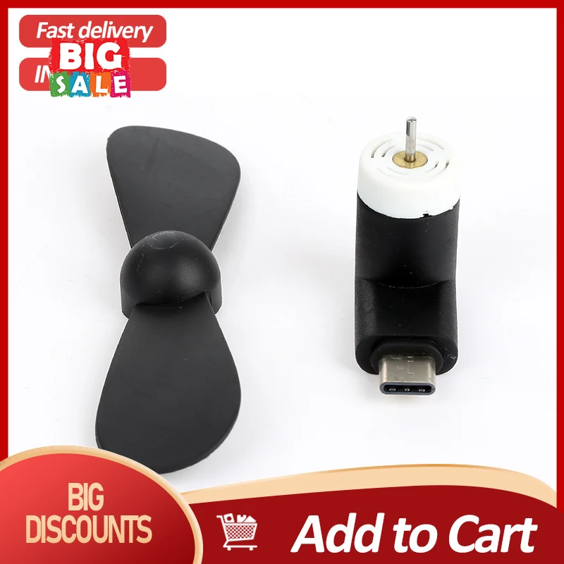 

New USB 3.1 Type C Fan Flexible Portable Mini Fan And USB 3.1 Type C For Power Bank & Notebook & Computer Summer Gadget