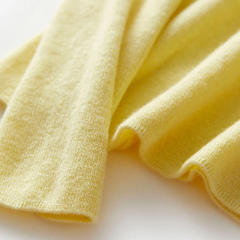 SuyaDream 2021 Winter 100%Wool O Neck Plain Pullovers 2021 Fall Winter Sweaters for Woman Candy Colors