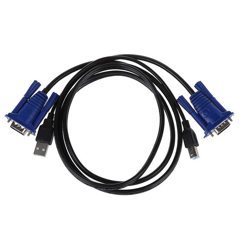

1,4 м 15 Pin VGA + USB штекер-штекер VGA + кабель для печати для ПК CRT