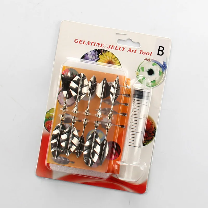 Желатиновые художественные инструменты 3D для желейного торта из нержавеющей