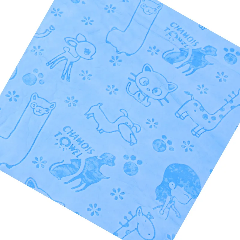 

Pet deerskin towel factory direct selling dog cat bath towel barrel cartoon printing quick-drying super absorbent towel ZD