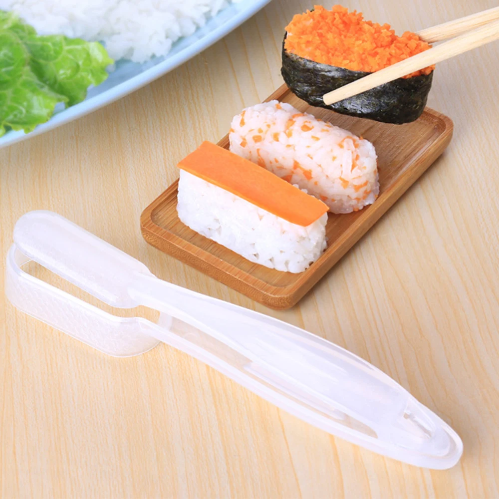 Японская форма для суши Nigiri риса в круглая кухонный инструмент Bento с ручкой пресс