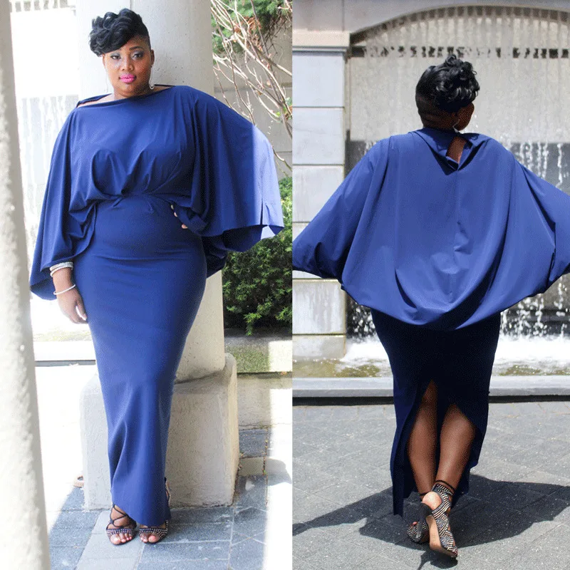 Размера плюс Для женщин длинные Вечеринка платье на выпускной Платье подружки