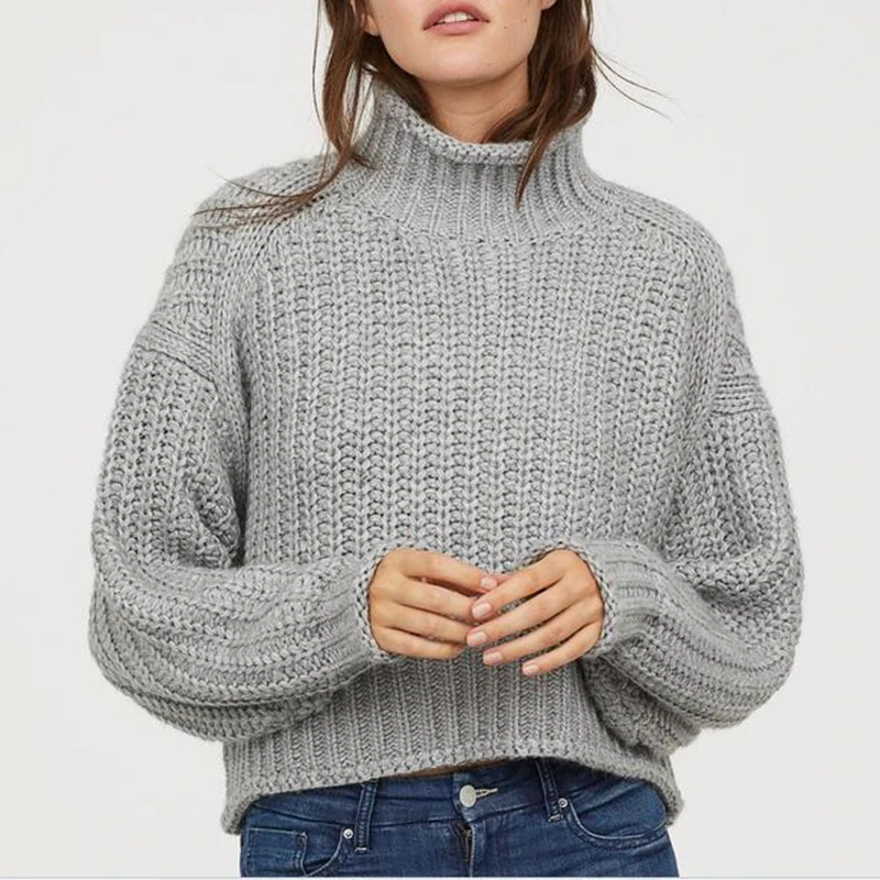 OMIKRON вязаный Зимний пуловер свитера для женщин осенний свитер с
