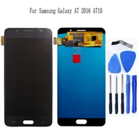 for samsung galaxy a7 2016 a7100 a710f a710 amoled lcd display touch screen digitizer accessories phone parts for galaxy a7 2016