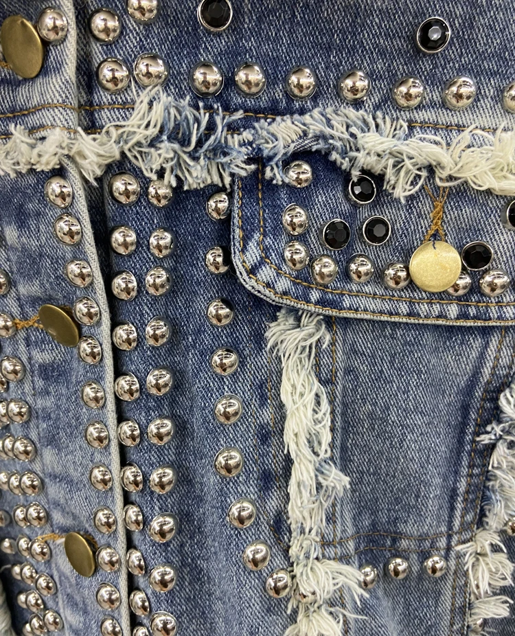 

Women Winter Down Jacket White Duck Down Coat Detachable Feather Liner Natural Fox Fur Collar Female Parkas Rivet Denim Coat