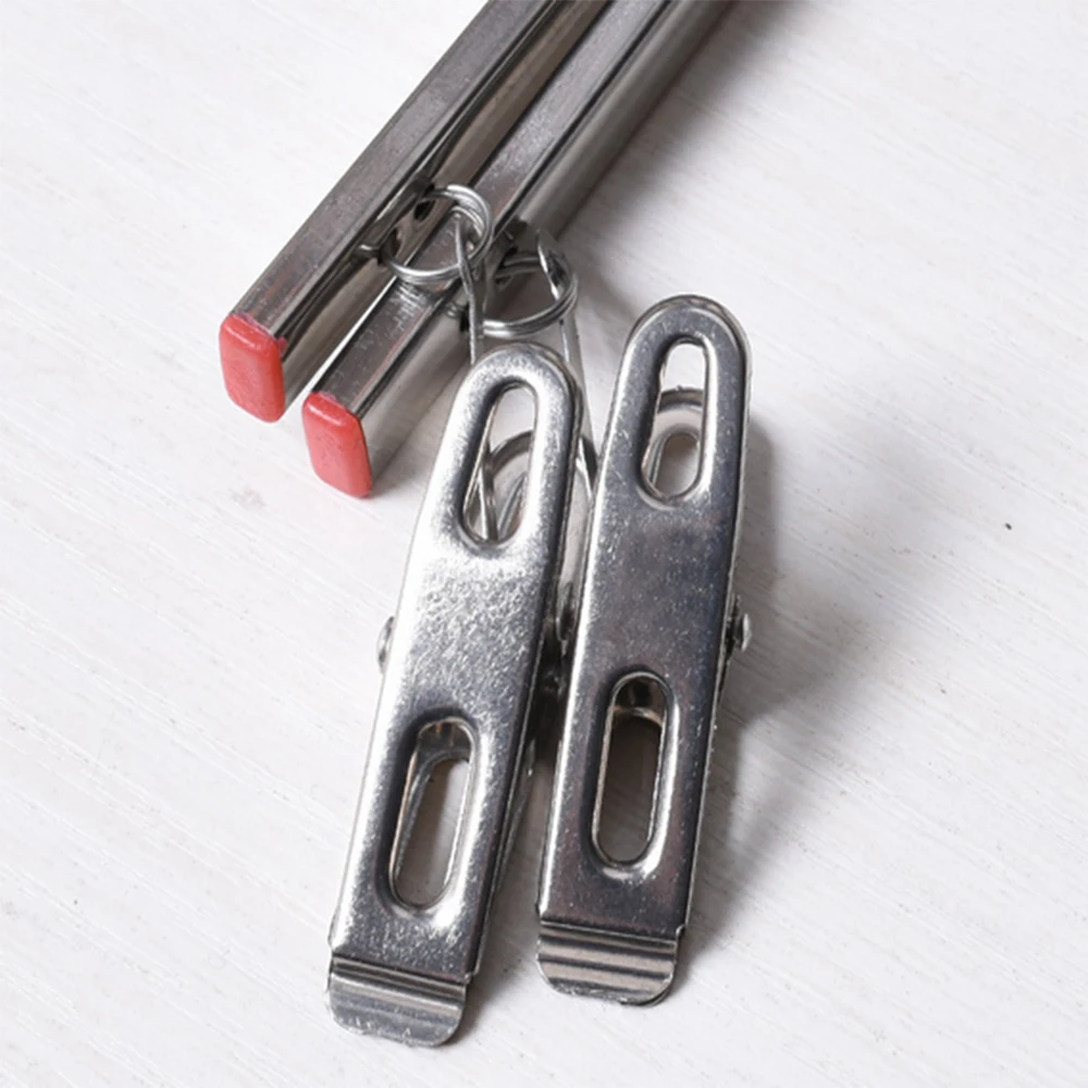 

Stainless steel pants rack pants clip cross pants clip balcony drying pants clip