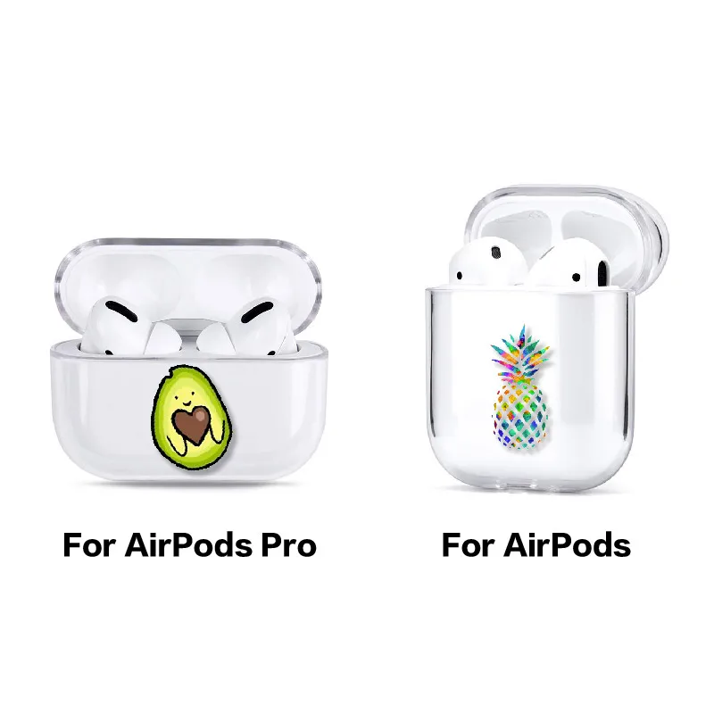 Милый чехол с цветочными растениями для Apple iPhone зарядный футляр AirPods Pro жесткий