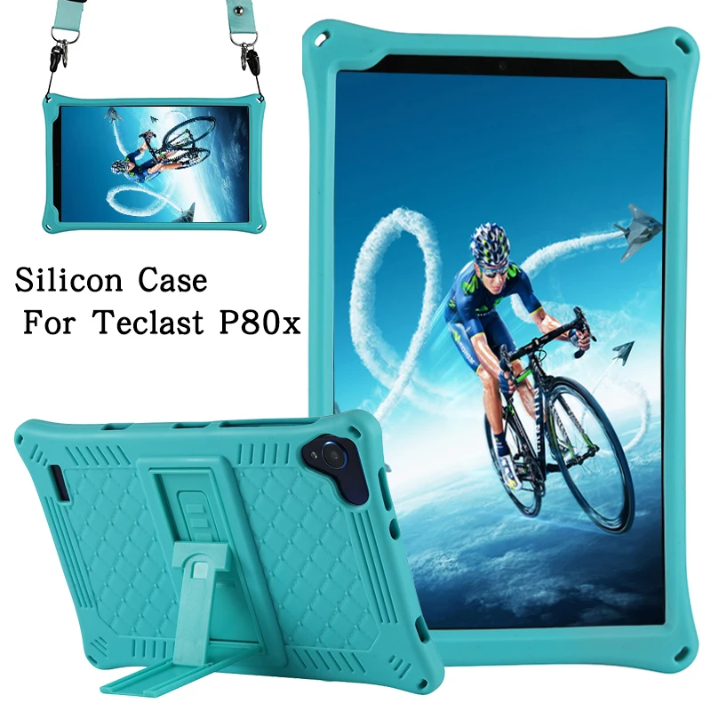 

Soft Silicon Case for Teclast P80X P80 8 Inch Tablet Stand Case Cover for Teclast New P80H 2019