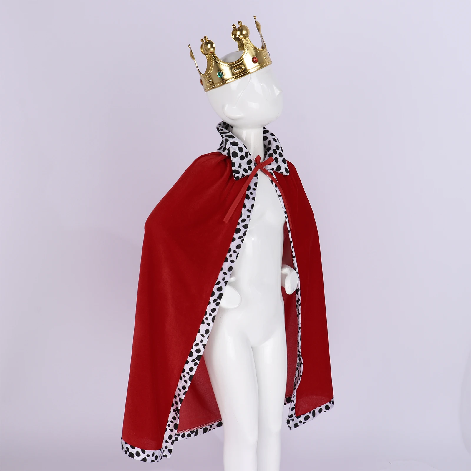 Детская накидка принцессы король-принц на Хэллоуин для девочек и мальчиков