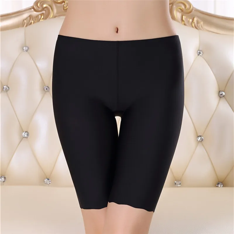 Женские бесшовные шорты-боксеры летние нейлоновые колготки Короткие трусы