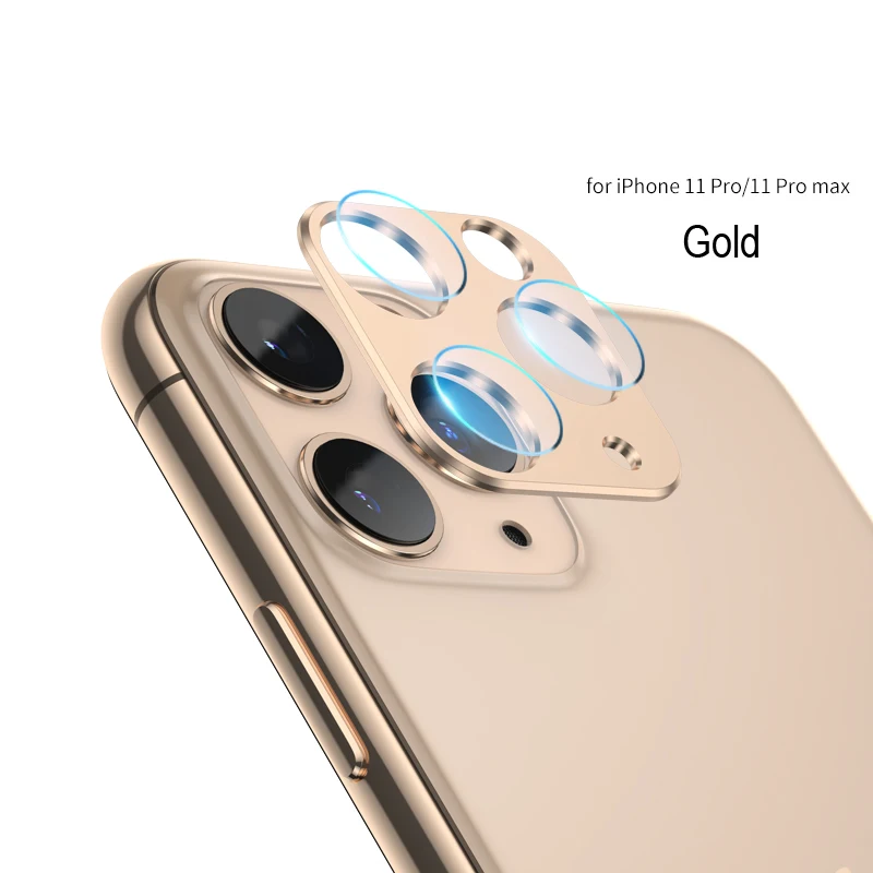 Gold and Glass Защита для экрана камеры для iPhone 11 pro max+ задняя крышка для объектива защитный чехол для Apple iPhone 11 XR стеклянная пленка аксессуары - Цвет: Gold and Glass