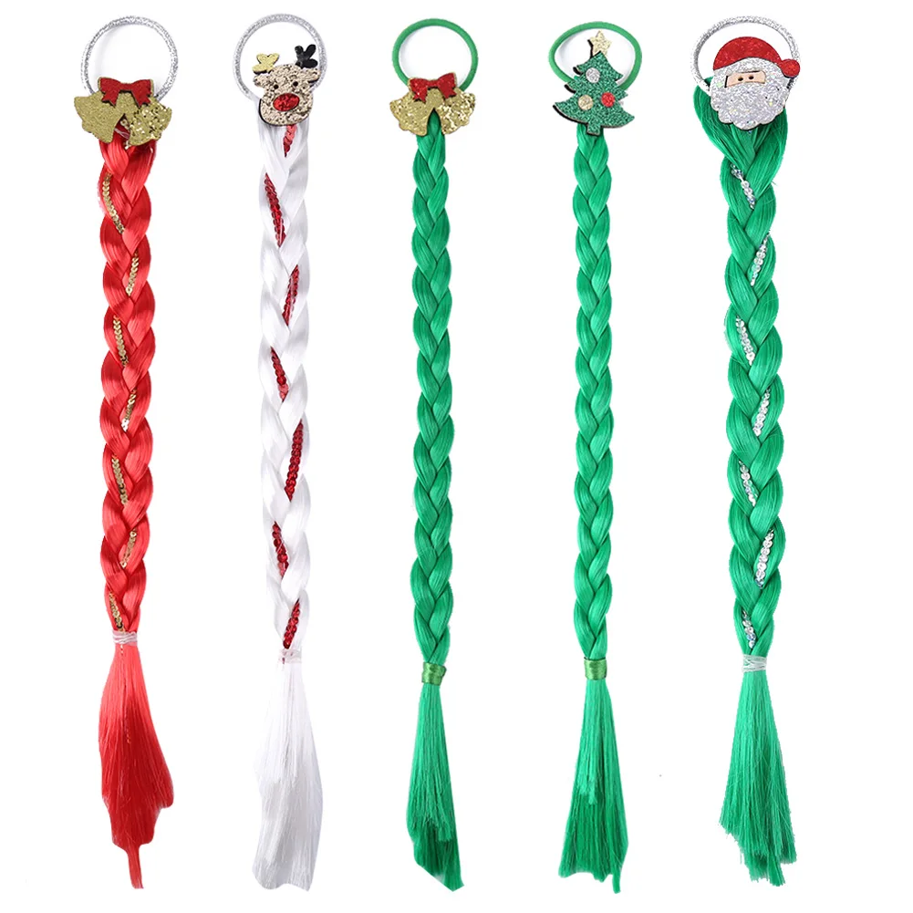 

1PC Christmas Hair Accessories Kids Girl Elk Santa Claus Hairpin Wig Hair Clip Christmas Barrettes Headhand Decorations