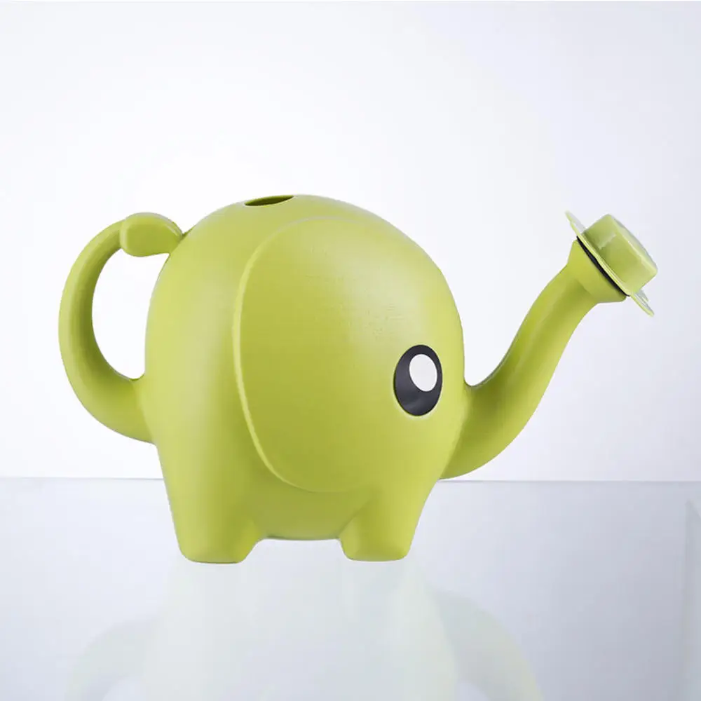 

Outdoor Cute Cartoon Elephant Shape Plastic Watering Can Flowers Plants Watering Tool Home Patio Lawn Gardening Supplies