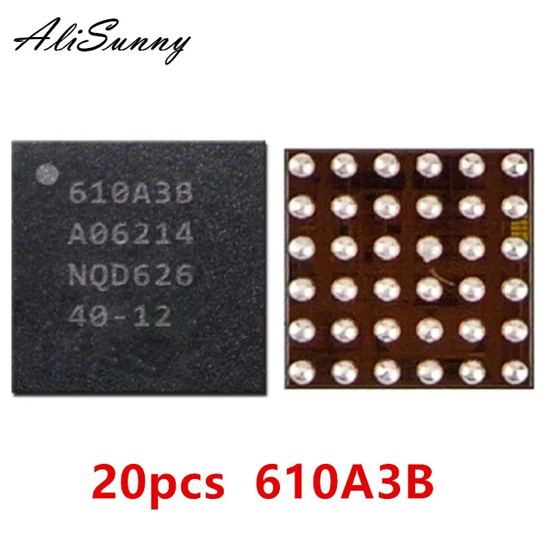AliSunny 20 шт. 610A3B для iPhone 7 Plus 7 P 7G USB U2 Зарядка ic зарядное устройство микросхема U4001 BGA 36Pin на плате мяч запасные части