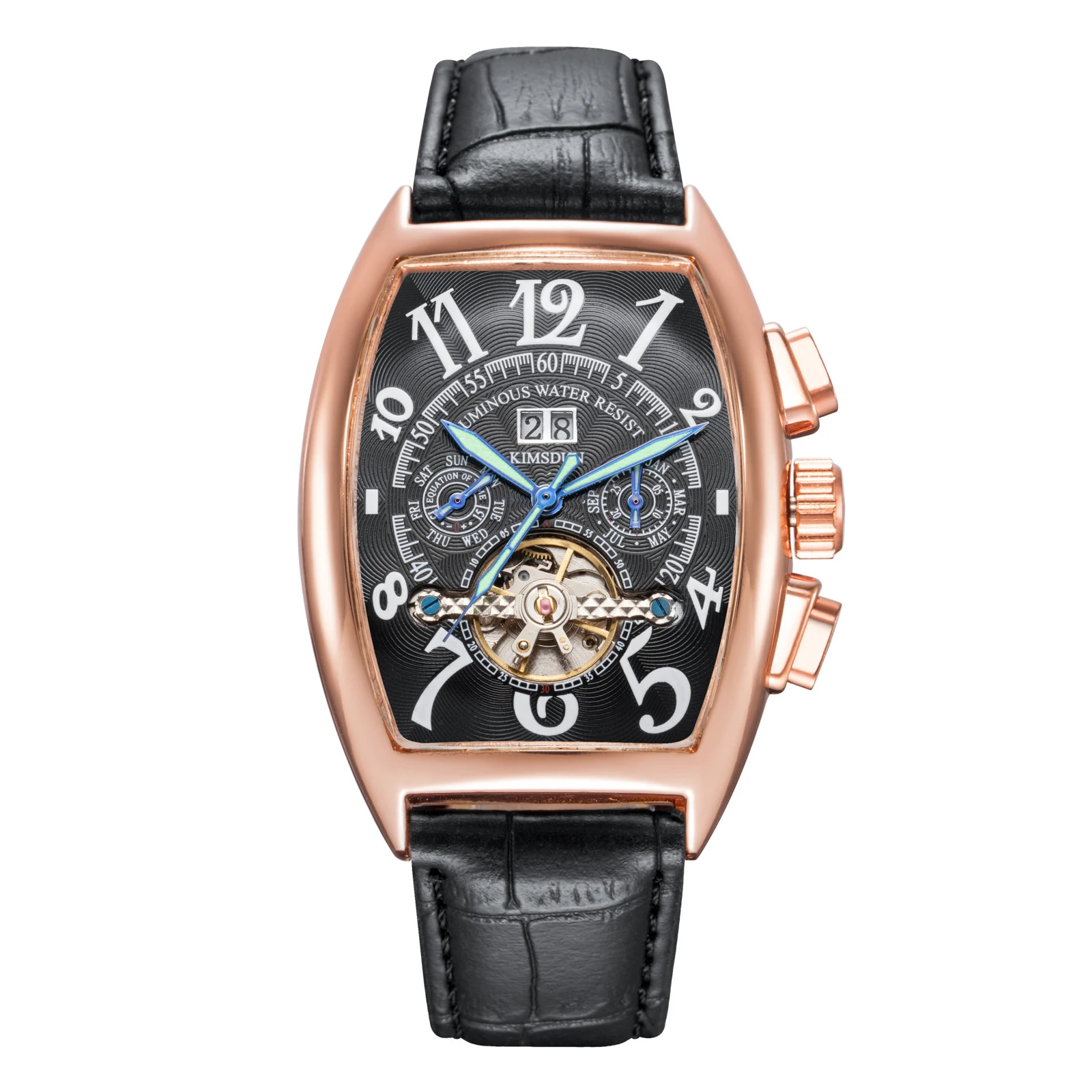 Швейцарские часы мужские люксовый бренд casablanca tourbillon автоматические механические часы светящиеся деловые мужские часы Montres Homme