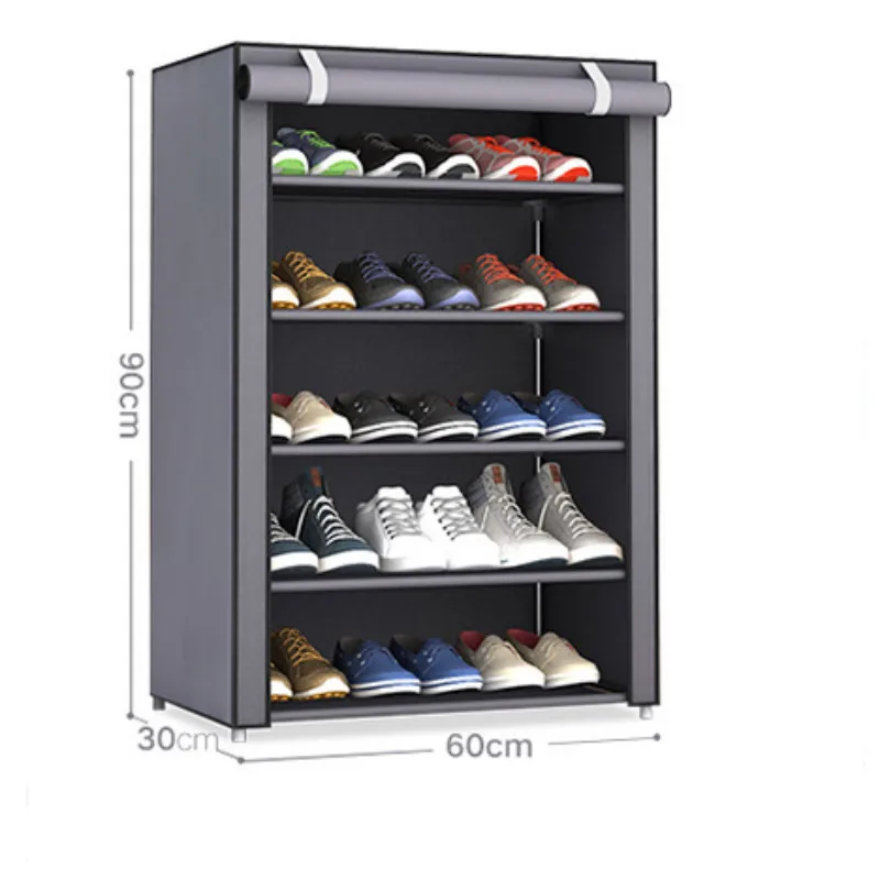 

Dustproof large size non-woven shoe rack shoe storage bag home bedroom dormitory shoe rack shelf cabinet WF6151019