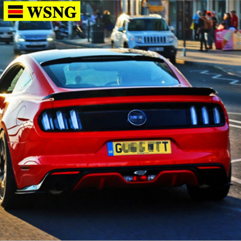Спойлер для ford mustang coupe 2 door GT350 стильный спойлер из АБС пластика заднего крыла