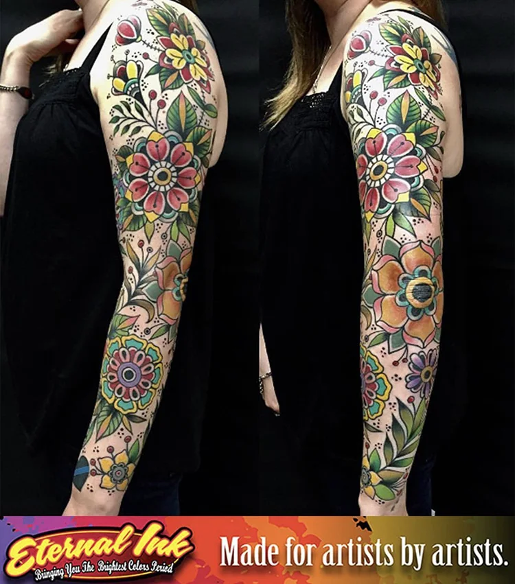 Татуировка ink 50Pcs краски вечная набор чернил для татуажа Постоянная Краска