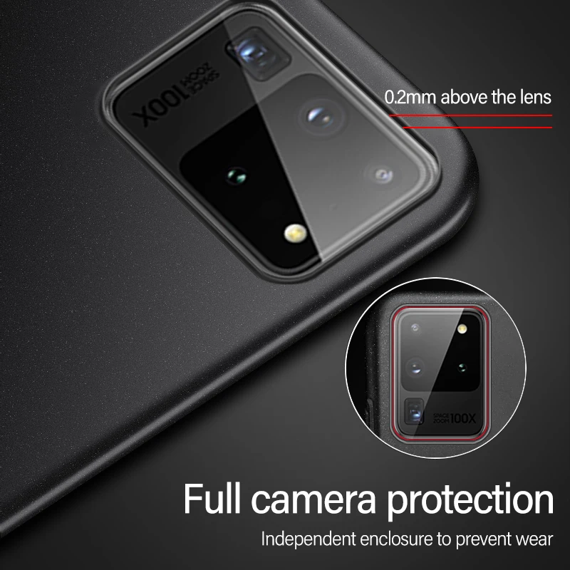 Ultra-thin Magnetic Hard Matte PC Phone Case For Samsung Galaxy S23 S22 S21 S20 FE S10 Note 20 10 Plus Frosted Protection Cover
