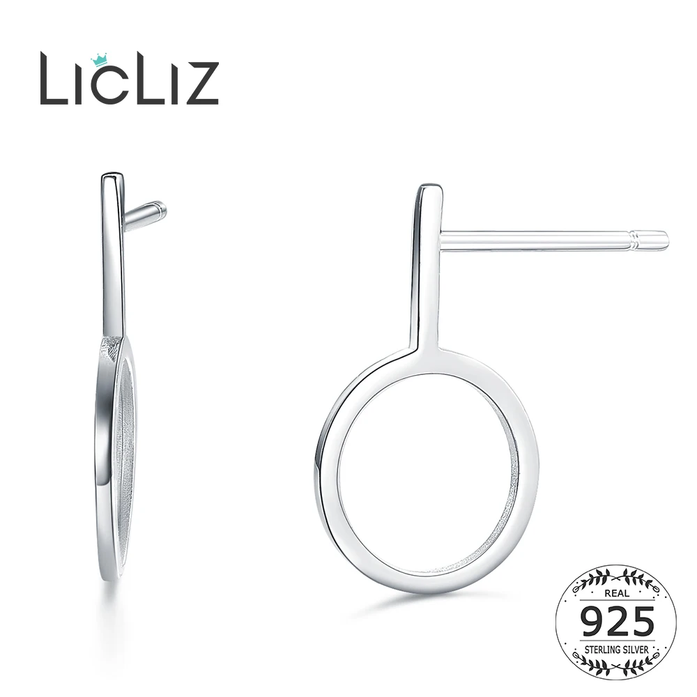 

Женские круглые висячие серьги из серебра 925 пробы, LE0253