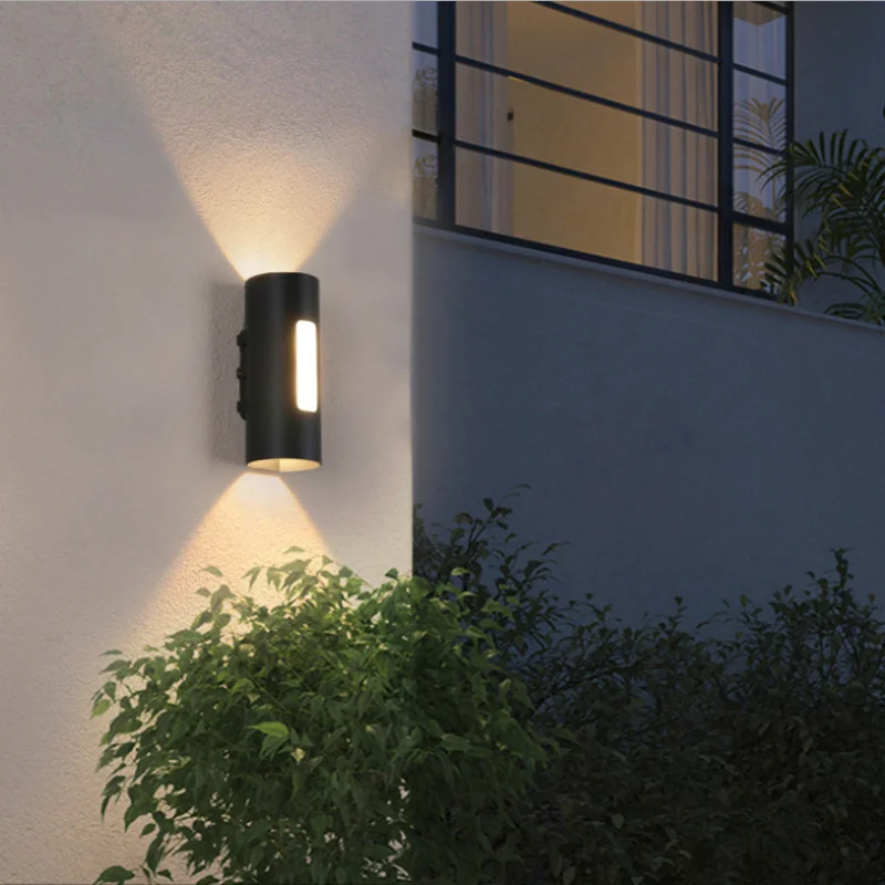

12W Aluminum Outdoor Waterproof Double-headed Wall Lamp for Bedside Hallway Hotel Aisle Stairs LED wall light outdoor lighting