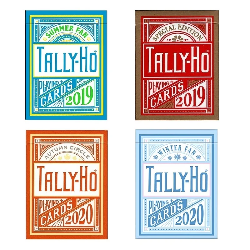 Игральные карты Tally-Ho сезон USPCC для велосипеда картридж покера размер игры