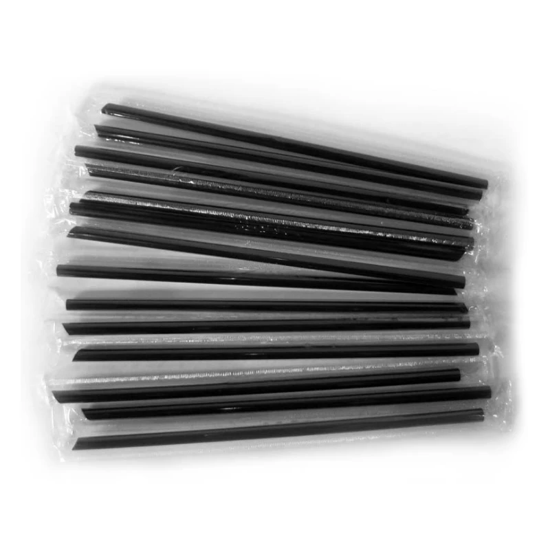 100pcs/pack Individually Packing Plastic Drinking Straws Party Cocktail bar accessories | Дом и сад