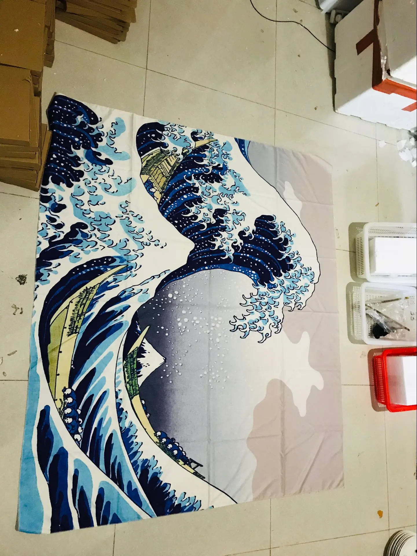 Kanagawa Surf гобелен на стену, декоративная ткань, Фреска, фон для стен, украшение для спальни, занавеска, ткань, настенная живопись