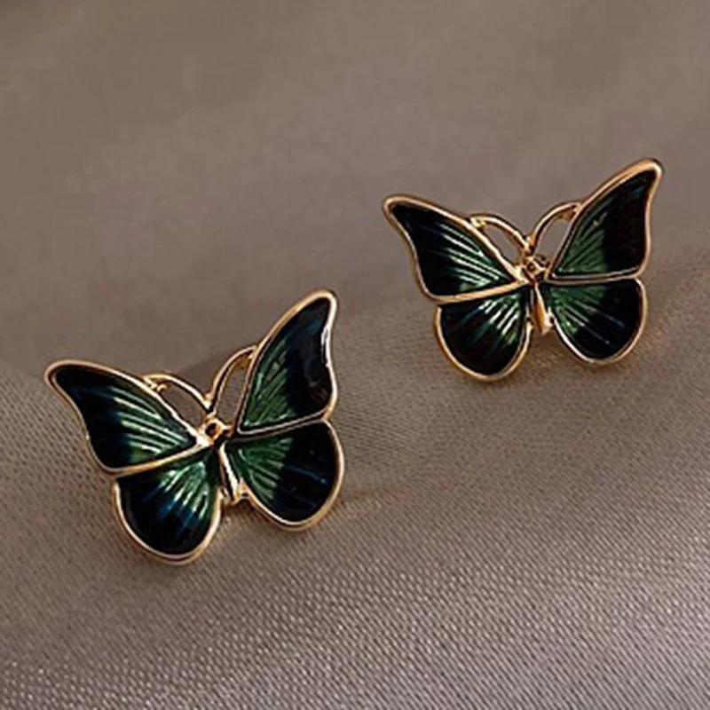 

2021 Fashion Cute Butterfly Shiny Exquisite Aesthetic Ear Bone Clip No Piercings Earrings For Women Girls Jewelry Gifts