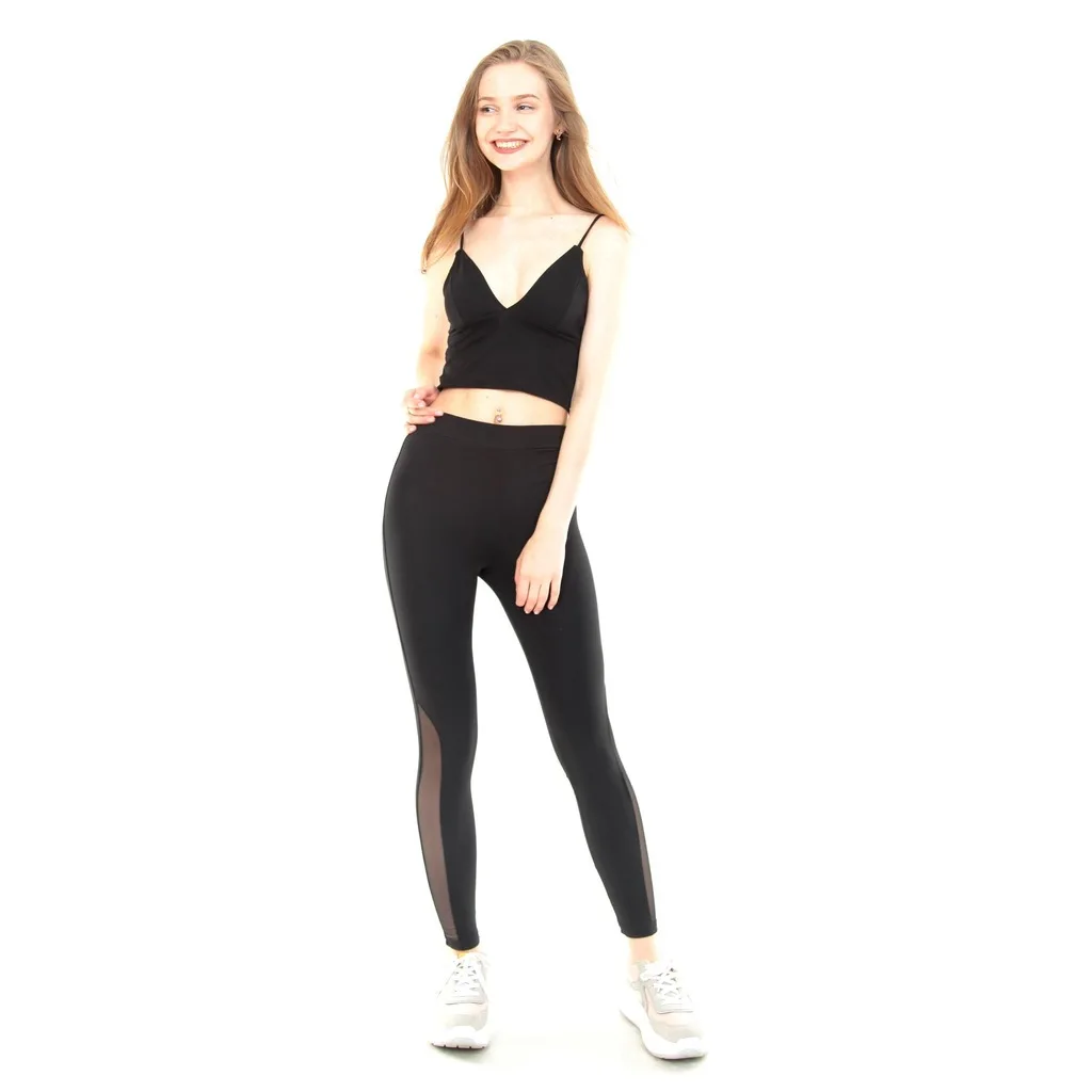 Submersible Kumas Seritli Leggings 214 | Navy Blue