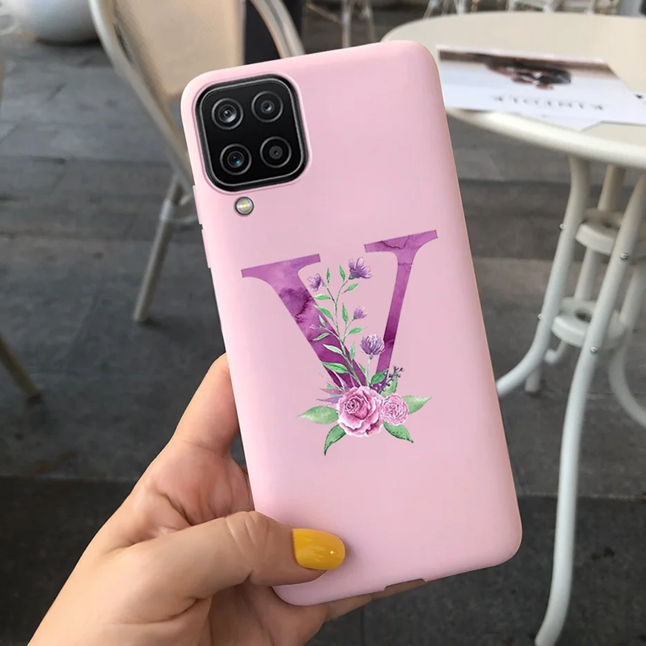 Милый чехол с надписью для Samsung Galaxy A12 A42 A52 искусственная Обложка мягкий тонкий