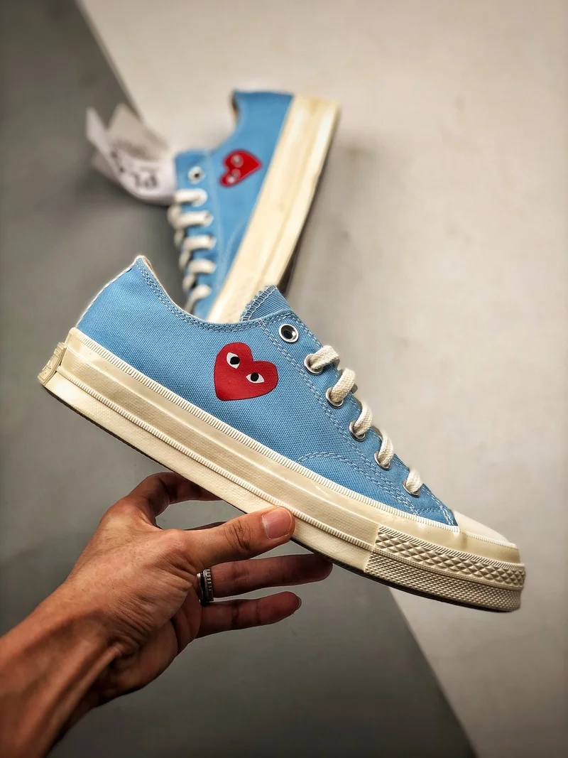 

New Color Big Size CDG Play X 1970s Canvas Shoes Heart Sneaker All Stars Femme Basket Homme Zapatillas De Mujer Tenis Masculino