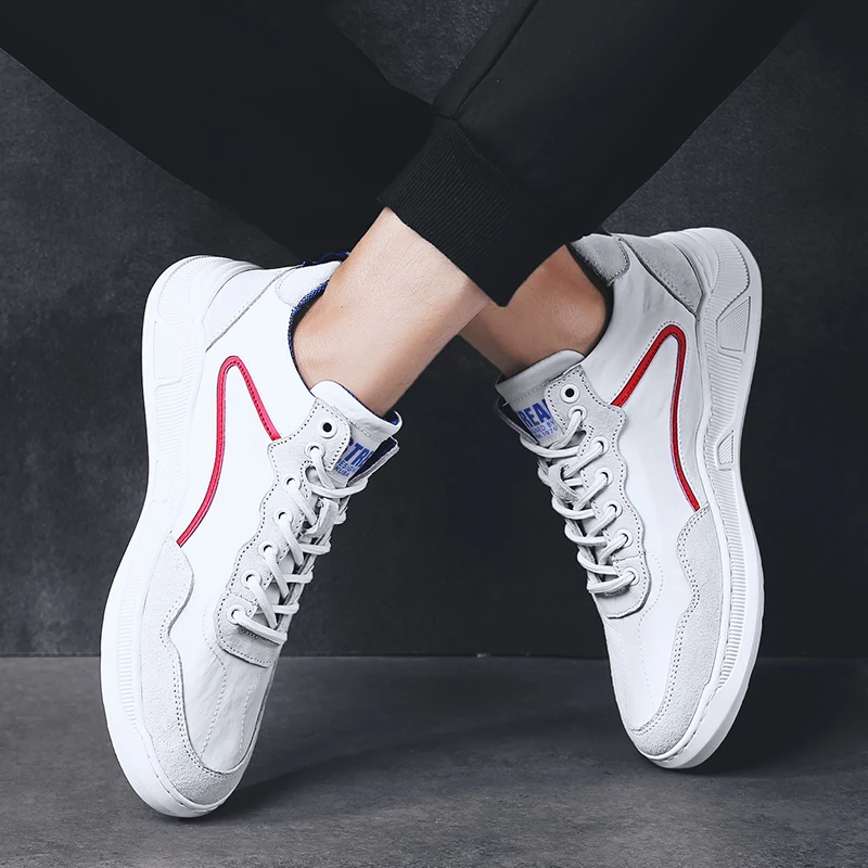 ARUONET/повседневная мужская обувь роскошные модные мужские кожаные кроссовки