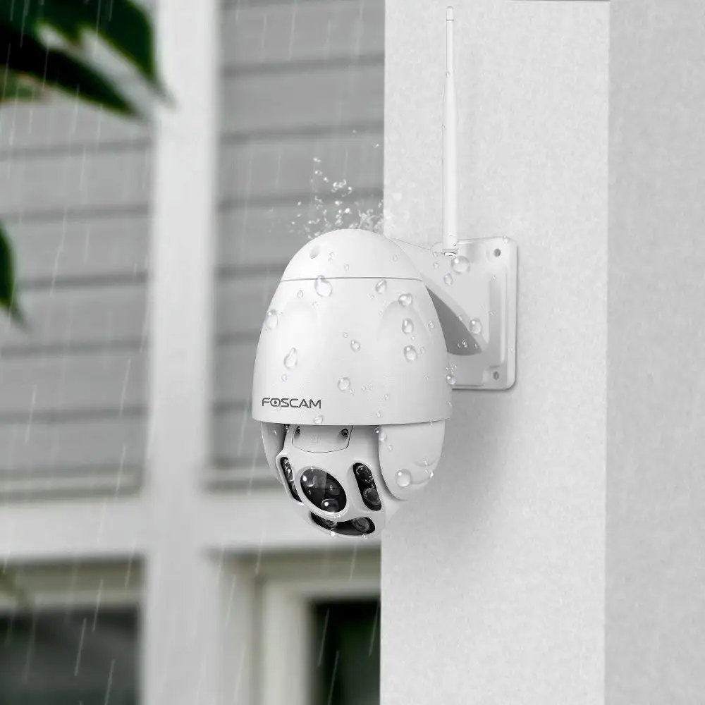 Foscam FI9928P наружная PTZ 4x оптический зум HD 1080P WiFi камера безопасности Беспроводная ip-камера с ночным видением до 196ft