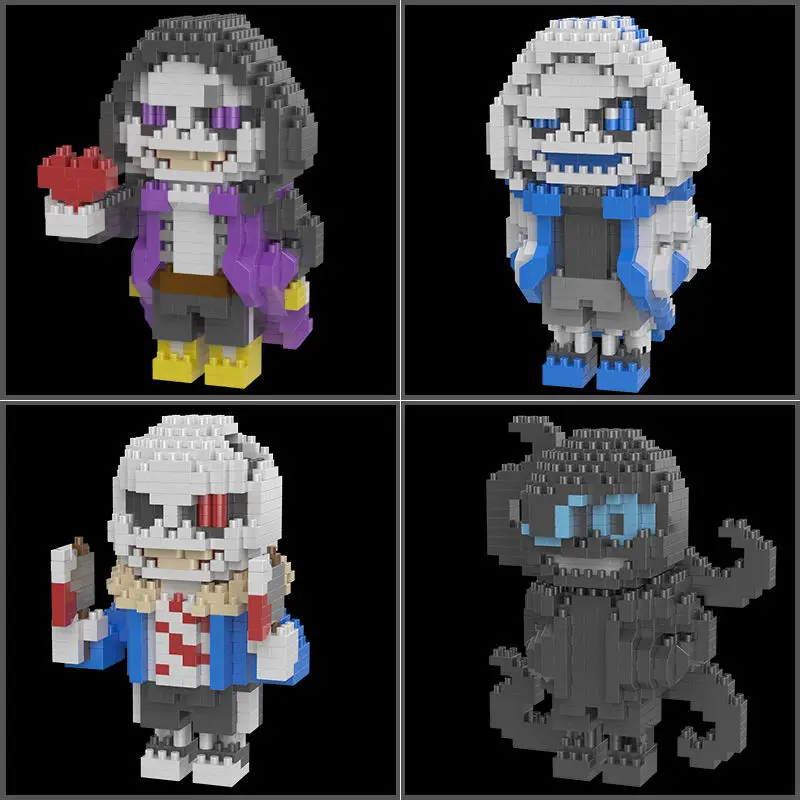 Фигурка Undertale из чернил! Конструктор sans стильные фигурки сборные подарки для