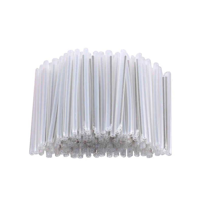 1000pcs Optical Fiber Thermal Shrinkage Tube Bare Fiber Thin  Optical Cable Protective Tube Hot Melt Head 60mm