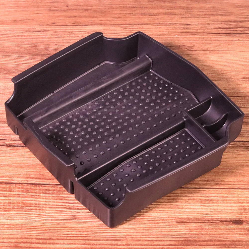 Черный подлокотник центральной консоли из АБС-пластика вторичный ящик для