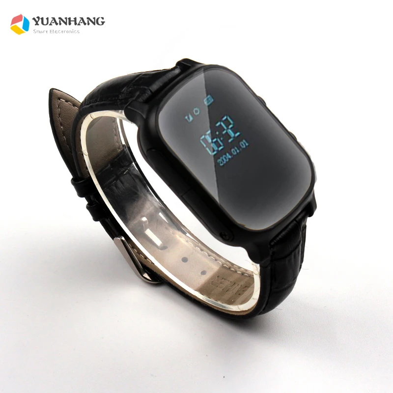 

Oled Screen Black T58 Smart GPS LBS Tracker Locator Phone Watch for Kids Elder Child Student Smartwatch with SOS Remote Monitor