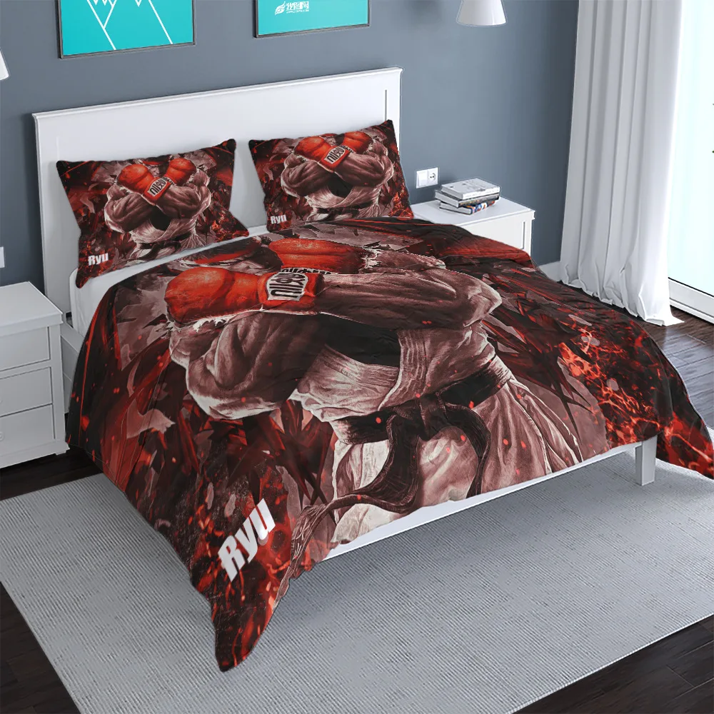 Popular Street Game Figure Bedding Set Chun Li 3d Duvet Cover Sets Comforter Bed Linen Twin Queen King Single Size Dropshipping | Дом и сад