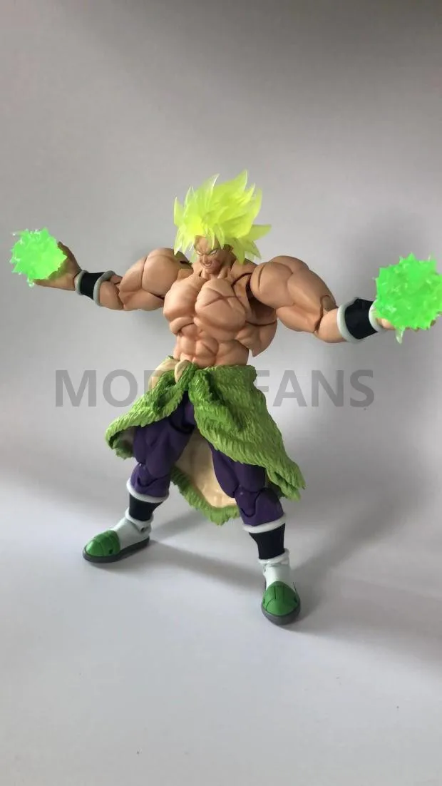 Модельные вентиляторы Dragon Ball Z shf super saiyan broli Brolly Серебристые прозрачные волосы с эффектом