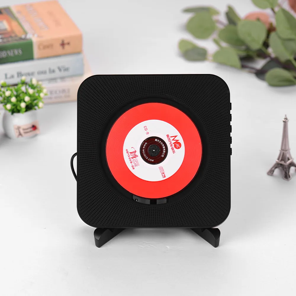 

Портативный настенный CD-плеер, музыкальный усилитель звука с дистанционным управлением, Поддержка режимов BT / USB/FM, несколько моделей разъем...